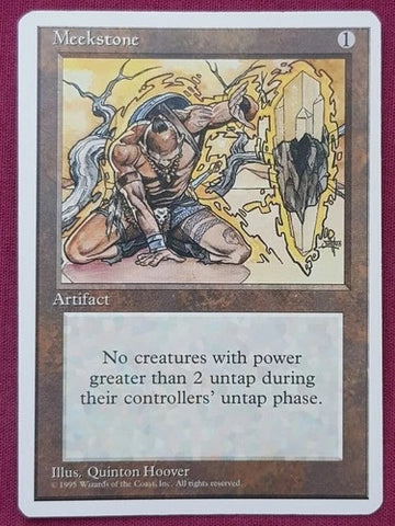 "Meekstone"" - Magic The Gathering Card - 4th Edition
