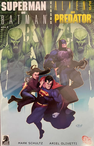 Superman & Batman Vs Aliens & Predator Book 2 - DC Comics - 2007