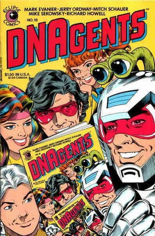 DNAgents #18 - Eclipse Comics - 1984