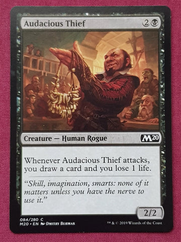 "Audacious Thief" x4 - Magic The Gathering Card - M20 - 4-Card Playset