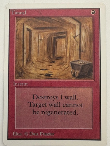 "Tunnel"- Magic The Gathering Card - Unlimited