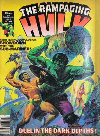 The Rampaging Hulk #6 - Curtis Magazines - 1977