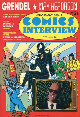 David Anthony Kraft's Comics Interview #51 -  Fictioneer Publication - 1987