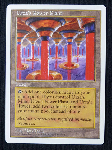"Urza's Power Plant" x4 - Magic The Gathering Card - 5th Edition - 4-Card Playset
