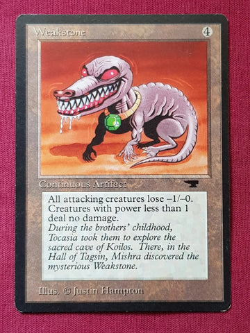 "Weakstone" - Magic The Gathering Card - Antiquities