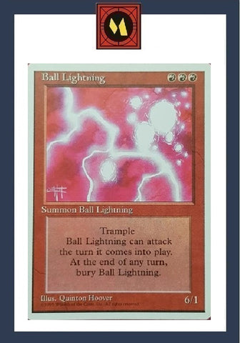 "Ball Lightning" - Magic The Gathering Card - 4th Edition