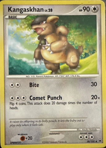 Kangaskhan 38/100 - Pokémon Card - Majestic Dawn - NON-Holo