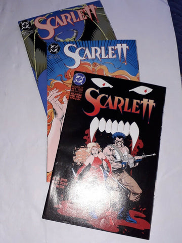 Scarlett #1 - #3 (3x Comics LOT) - DC Comics - 1993