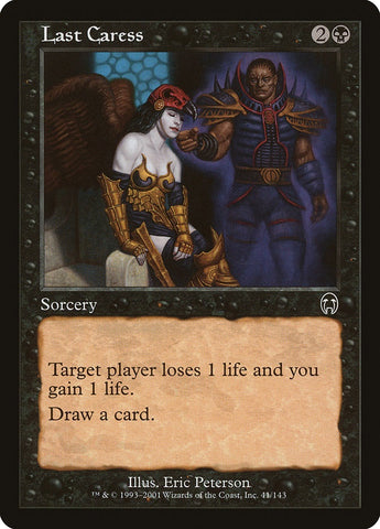 "Last Caress" FOIL - Magic The Gathering Card - Apocalypse