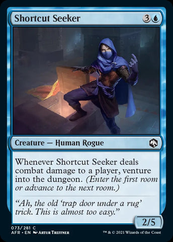 "Shortcut Seeker" x4 - Magic The Gathering Card - AFR - 4-Card Playset