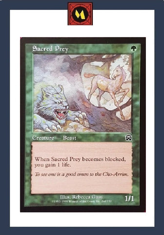 "Sacred Prey" x4 - Magic The Gathering - Mercadian Masques - 4-Cards
