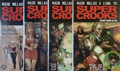 Super Crooks #1 - #4 (SET of 4x Comics) - Icon - 2012 - Millarworld