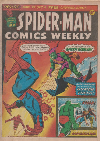 Spider-Man Comics Weekly #11 - Marvel Comics / British - 1973