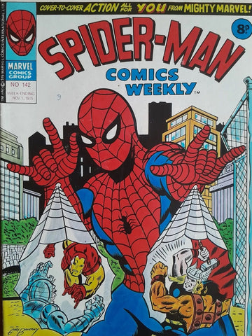 Spider-Man Comics Weekly #142 - Marvel Comics / British - 1975