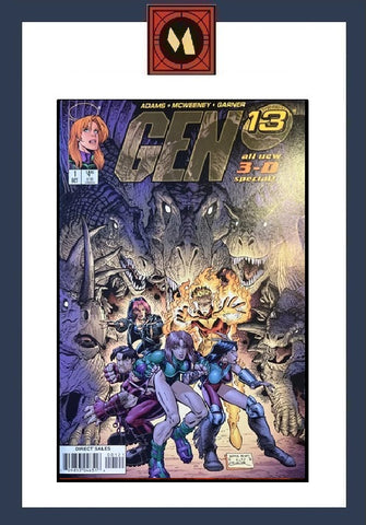 Gen 13 3-D Special #1 -  Image Comics - 1997 - 3D Glasses Intact