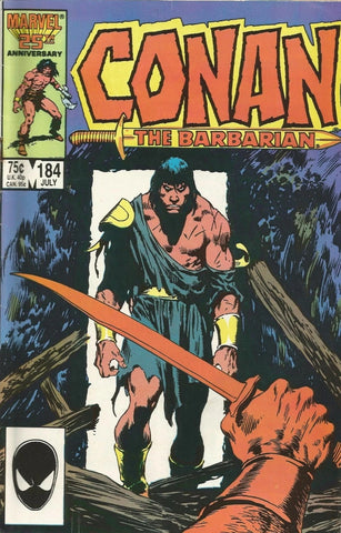 Conan the Barbarian #184 - Marvel Comics - 1986