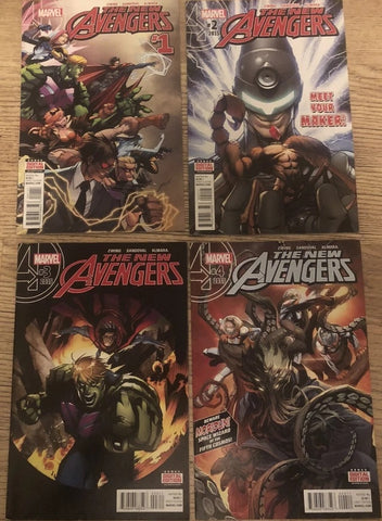 New Avengers #1 2 3 4 (4x Comics RUN) - Marvel Comics - 2015