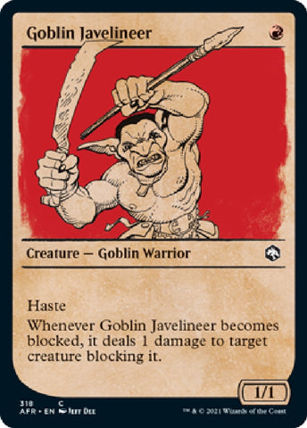 "Goblin Javelineer" - Magic The Gathering Card - AFR Showcase