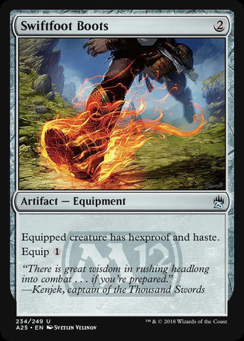 "Swiftfoot Boots" - Magic The Gathering Card - A25