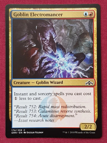 "Goblin Electromancer" - Magic The Gathering Card - Guilds Of Ravnica
