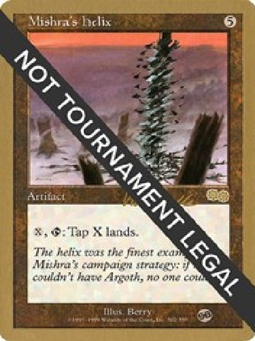 "Mishra's Helix" - Magic The Gathering Card - Urza's Saga - Brussels 2000