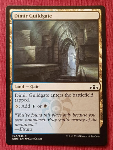 "Dimir Guildgate" - Magic The Gathering - Guilds Of Ravnica