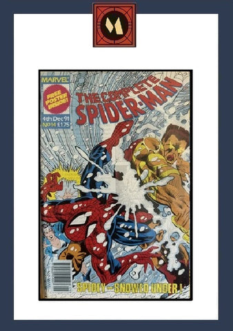 Complete Spider-Man #14 - Marvel Comics - 1991 - Poster Intact