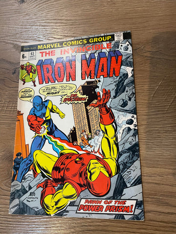 Invincible Iron Man #63 - Marvel Comics - 1973 - Back Issue