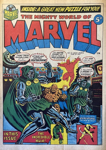 Mighty World of Marvel #21 - Marvel Comics - 1973
