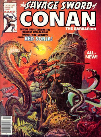 Savage Sword of Conan #29 - Marvel / Curtis Magazines - 1978