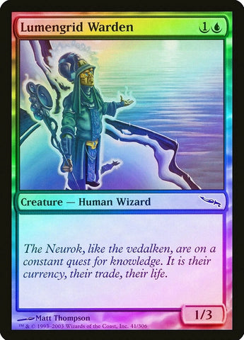 "Lumengrid Warden" - Magic The Gathering Card - Mirrordin