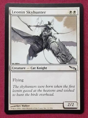 "Leonin Skyhunter" - Magic The Gathering Card - Mirrodin