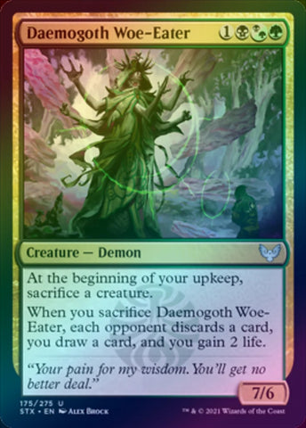 "Daemogoth Woe-Eater" - Magic The Gathering - Strixhaven