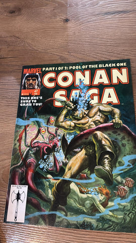 Conan Saga #47 - Marvel Magazines - 1991