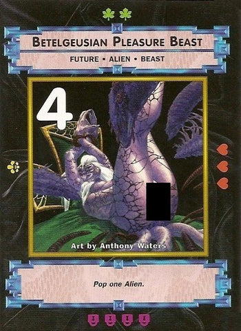 "Betelgeusian Pleasure Beast" - Xxxenophile CCG Card