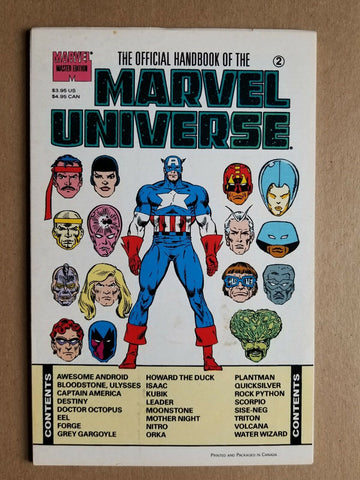 Official Handbook of the Marvel Universe Master Edition #2 - Marvel Comics - 1991