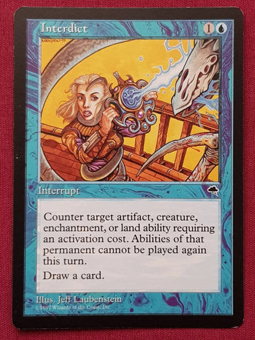 "Interdict" x4 - Magic The Gathering Card - Tempest - 4-Card Playset