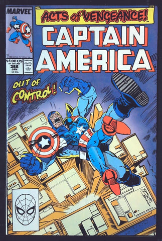 Captain America #366 - Marvel Comics - 1989