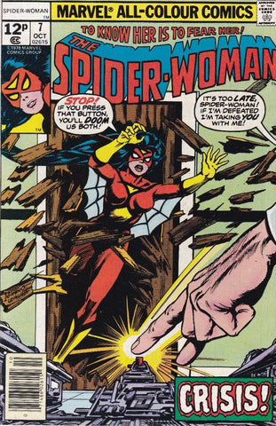 Spider-Woman #7 - Marvel Comics - 1978 - Pence Copy