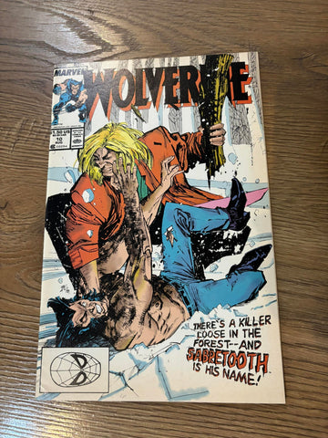 Wolverine #10 - Marvel Comics - 1989 - 1st Silver Fox