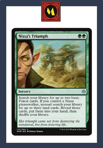 "Nissa's Triumph" - Magic The Gathering - WAR