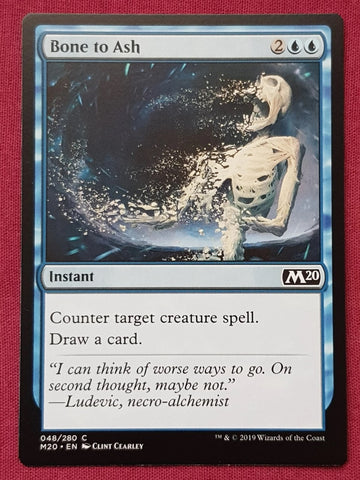 "Bone To Ash" x4 - Magic The Gathering Card - M20 - 4-Card Playset