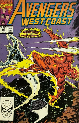 Avengers West Coast #63 - Marvel Comics - 1990
