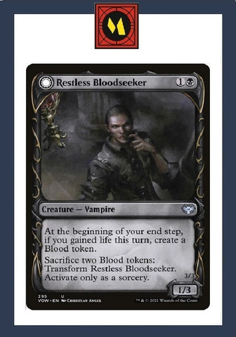 "Restless Bloodseeker" - Magic The Gathering - VOW