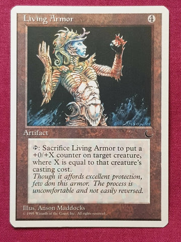 "Living Armor" x4 - Magic The Gathering Card - Chronicles - 4-Card Playset