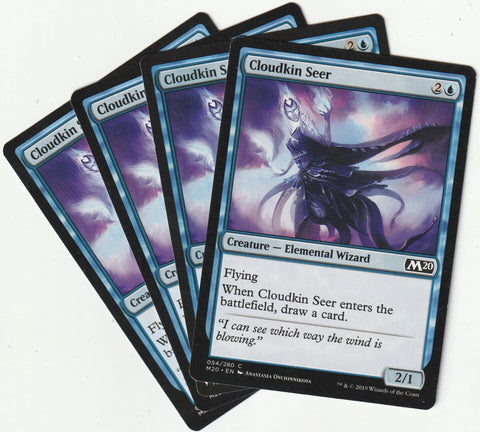 "Cloudkin Seer" x4 - Magic The Gathering - M20 4-Card Playset