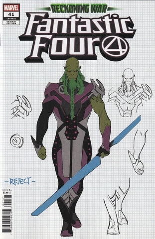 Fantastic Four #41 ( LGY #681) - Marvel - 2022 - 1:10 Silva Concept Variant