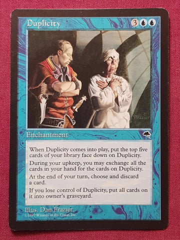 "Duplicity" - Magic The Gathering Card - Tempest