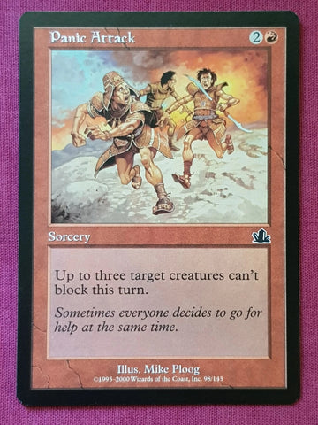"Panic Attack" - Magic The Gathering Card - Prophecy