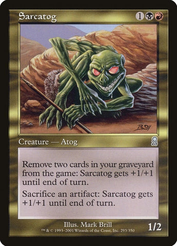"Sarcatog" - Magic The Gathering - Odyssey